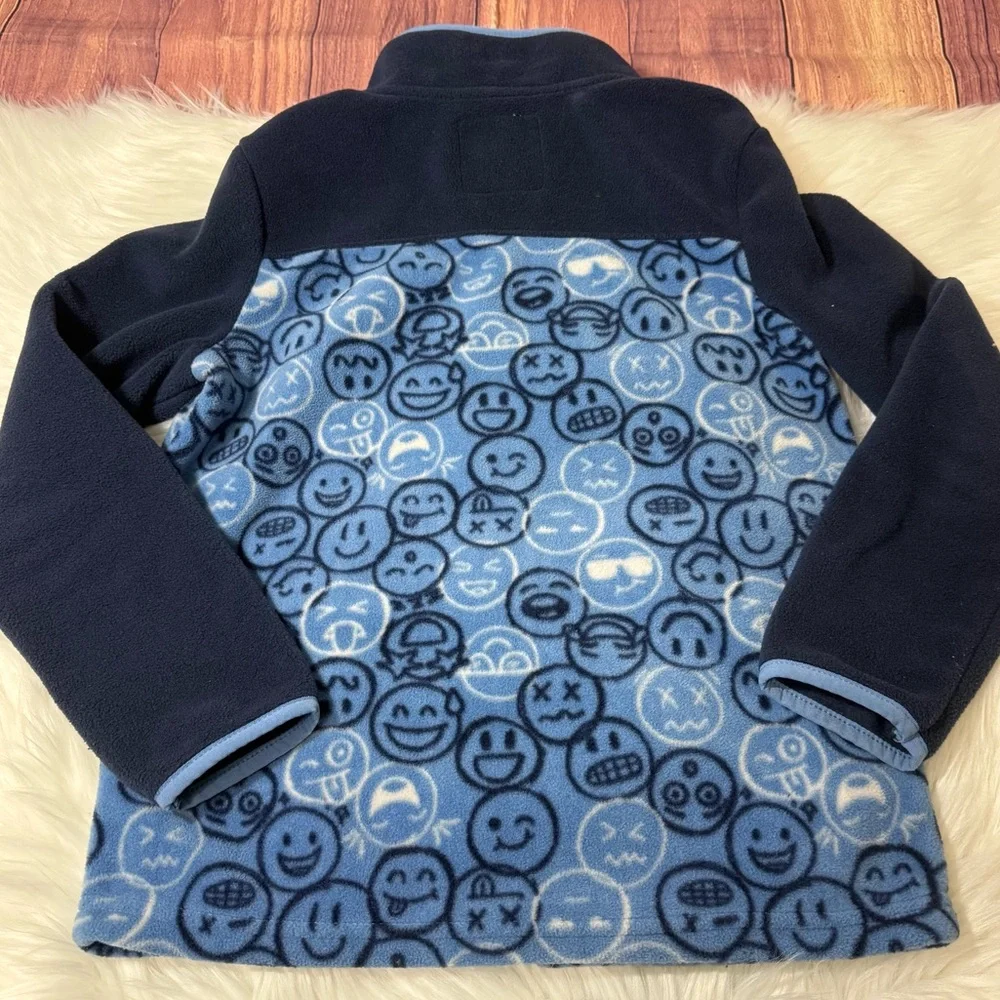 Jumping Beans Blue Zip Up Fleece Jacket - Boys Size 8